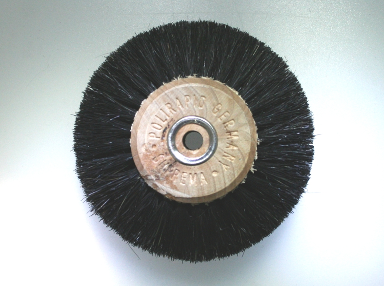 schwarze Chungking Borste-spitz zulaufend-80mm/3-reihig