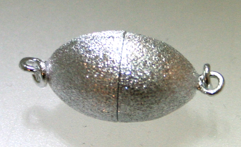 Magnetschliee 23x10mm Silber 925