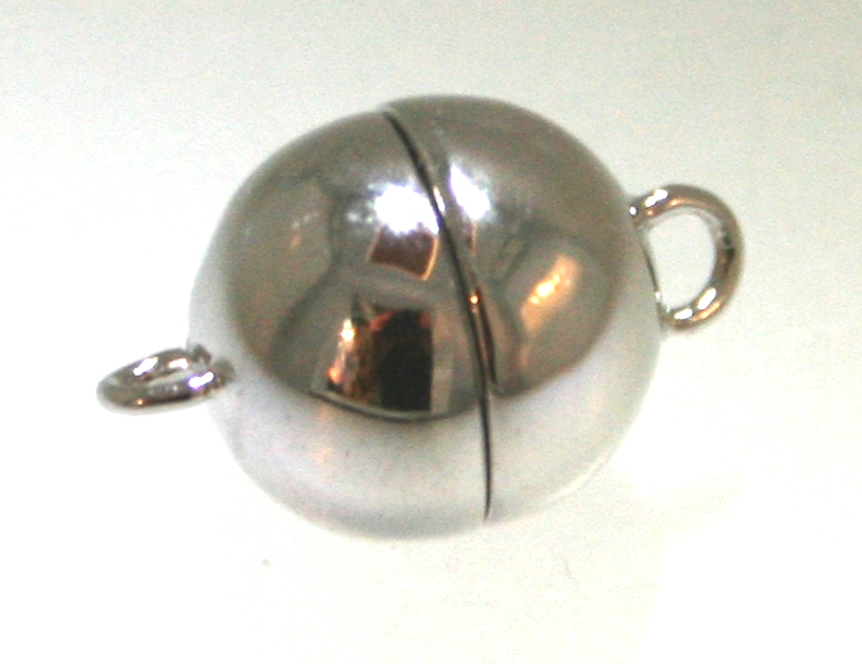 Magnetschliee 12mm Silber 925