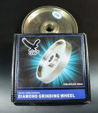 Diamant Umfangscheiben Dm. 155mm/Bohrung 25mm Korn 60 Eisenkern