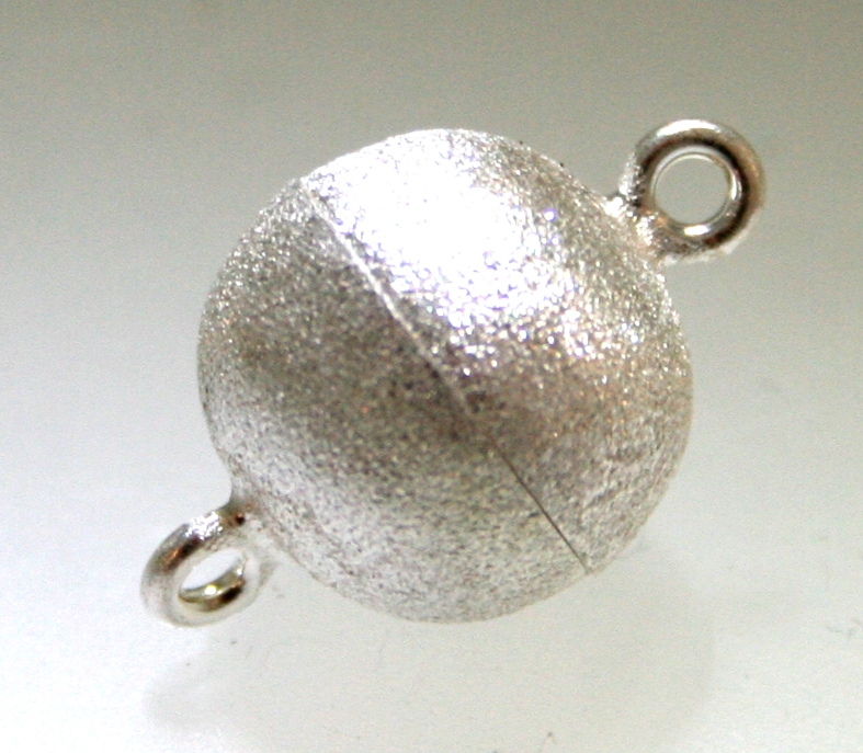 Magnetschliee 16mm Silber 925