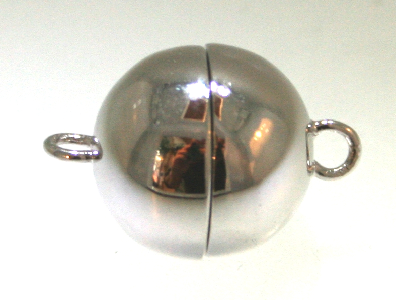 Magnetschliee 14mm Silber 925